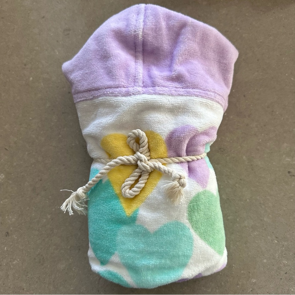 Pottery Barn Kids Heart Towel - Picture 3 of 5